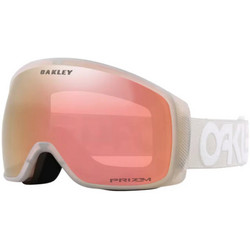 Oakley Flight Tracker M OO7105-65 Μάσκα Σκι & Snowboard Ενηλίκων Μπεζ με Φακό Καθρέπτη Κίτρινο