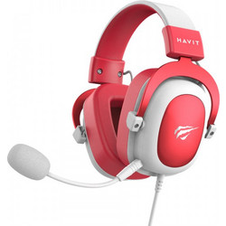 Havit H2002d Gaming Headset Over Ear Red White