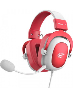 Havit H2002d Gaming Headset Over Ear Red White