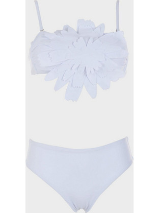Gsecret Bikini Set Strapless Λευκό SQ66764-33783