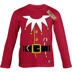 Takeposition Christmas Elf Παιδικό T-Shirt Μακρυμάνικο Κόκκινο 814-3055