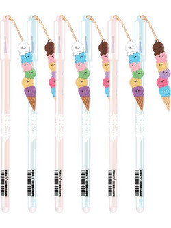 Metron Ice Cream Στυλό Gel που Σβήνει 0.7mm Μπλε 243.092431