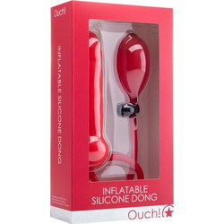 Ouch! Inflatable Dildo 15.7cm Κόκκινο