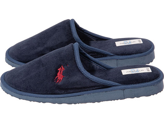 Amaryllis Slippers Χειμερινές Ανδρικές Παντόφλες Navy Μπλε 5311-8