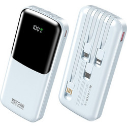 WK WP-65 Power Bank 10000mAh 22.5W με Θύρα USB-A & Θύρα USB-C Power Delivery Blue