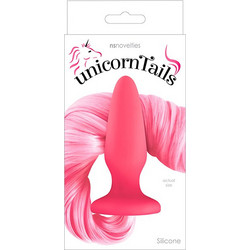 NS Novelties Unicorn Πρωκτική Σφήνα Tail Plug 7.8cm Ροζ