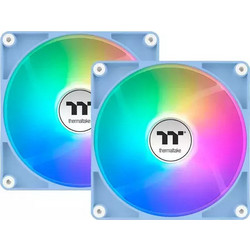 Thermaltake CT120 Case Fan 120mm ARGB με Σύνδεση 3-Pin 4-Pin PWM 2τμχ Hydrangea Blue