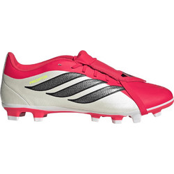 Adidas Predator Club FT FG/MG JS0346 Ποδοσφαιρικά Παπούτσια με Τάπες Μπεζ Κόκκινα