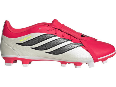 Adidas Predator Club FT FG/MG JS0346 Ποδοσφαιρικά Παπούτσια με Τάπες Μπεζ Κόκκινα