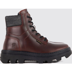 G-Star RAW Noxer High Ανδρικά Αρβυλάκια Δερμάτινα Καφέ 2342-020828-5209