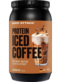 Body Attack Protein Iced Coffee Chocolate Πρωτεΐνη Ορού Γάλακτος 900gr