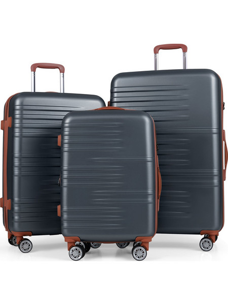 Costway BL10015HS Σετ Βαλίτσες 3τμχ Ανθρακί