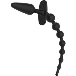 Zenn Double Fun Πρωκτική Σφήνα Tail Plug 31cm Μαύρη