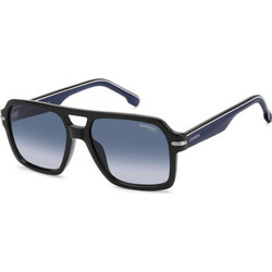 Carrera CA377/S D51/08 Ανδρικά Γυαλιά Ηλίου Aviator Κοκάλινα Μαύρα με Μπλε Φακό