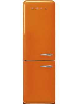 Smeg 50’s Style FAB32LOR6 Retro Ψυγειοκαταψύκτης 331lt Full No Frost Υ196.8xΠ60.1xΒ72.8cm Πορτοκαλί