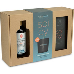 Vican Wise Men Spicy Eau de Toilette 100ml + Shower Gel 250ml + Candle
