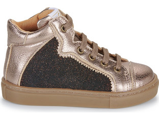 GBB Παιδικά Sneakers Μποτάκια Ροζ Χρυσά Καφέ AM332-18
