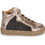 GBB Παιδικά Sneakers Μποτάκια Ροζ Χρυσά Καφέ AM332-18