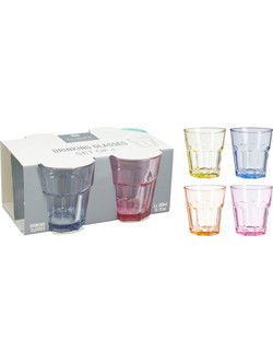 Excellent Houseware Σετ Ποτήρια Νερού Γυάλινα 300ml 4τμχ YE5000600