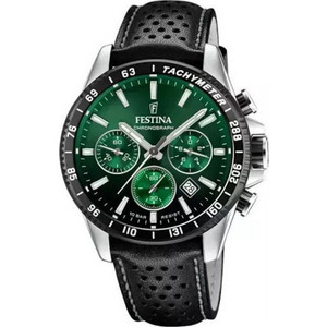 Festina Timeless Ανδρικό Ρολόι Χρονογράφος με Μαύρο Δερμάτινο Λουράκι 20561/5 Festina Timeless Ανδρικό Ρολόι Χρονογράφος με Μαύρο Δερμάτινο Λουράκι 20561/5