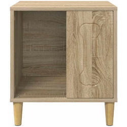 vidaXL Σπιτάκι Σκύλου Ξύλινο Μπεζ 44x42x49cm