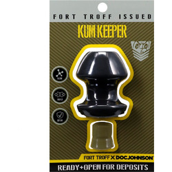 Doc Johnson Kum Keeper Medium Πρωκτική Σφήνα 7.3cm Μαύρη