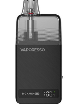 Vaporesso Eco Nano Plus Midnight Black Ηλεκτρονικό Τσιγάρο Pod Kit 10ml με Ενσωματωμένη Μπαταρία