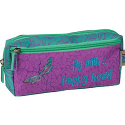 Street Dragonfly Κασετίνα Βαρελάκι με 2 Θήκες Πολύχρωμη 157245132