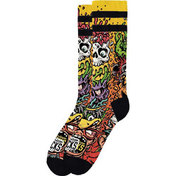 American Socks Open Your Mind Ανδρικές Κάλτσες Ψηλές με Σχέδια Πολύχρωμες AS504