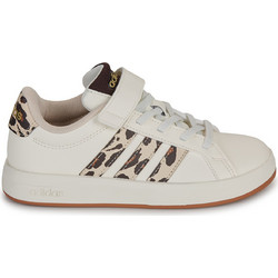 Adidas Grand Court 3.0 Παιδικά Sneakers Μπεζ Καφέ KJ4817