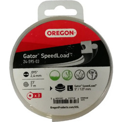 Oregon Gator Speedload 2459503 Μεσινέζα Πολυγωνική 2.4mm x 7m