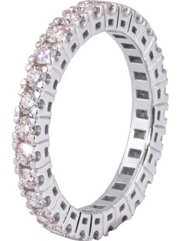 Million Diamonds Γυναικείο Δαχτυλίδι Σειρέ Ολόβερο από Λευκόχρυσο 18K με Διαμάντι RL22341