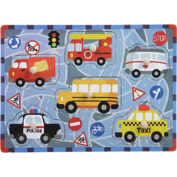 Παιδικό Puzzle Remoundo Σφηνώματα Vehicles 6 Κομμάτια