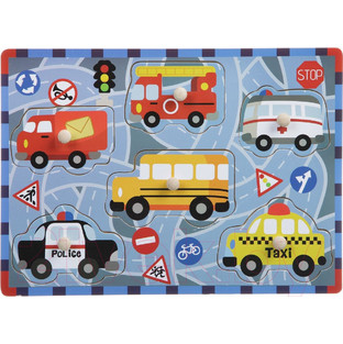 Παιδικό Puzzle Remoundo Σφηνώματα Vehicles 6 Κομμάτια
