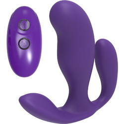Kinksters Wish Double Vibrator Διπλός Δονητής για Ζευγάρια με Τηλεχειριστήριο Μωβ