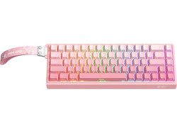 Onikuma G69 Μηχανικό Gaming Πληκτρολόγιο 65% RGB Pink