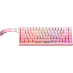 Onikuma G69 Μηχανικό Gaming Πληκτρολόγιο 65% RGB Pink
