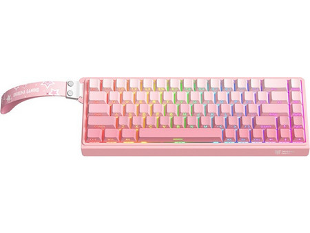 Onikuma G69 Μηχανικό Gaming Πληκτρολόγιο 65% RGB Pink