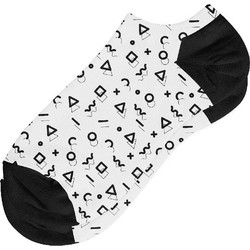 Dimisocks Do You Dare Symbols Ανδρικές Κάλτσες Σοσόνια με Σχέδια Λευκές 50029