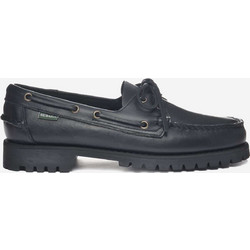 Sebago Ranger Waxy Ανδρικά Μοκασίνια Boat Shoes Δερμάτινα Μαύρα 7001HU0-924