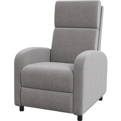 HOMCOM Πολυθρόνα Relax Ανακλινόμενη Γκρι 839-811V00GY