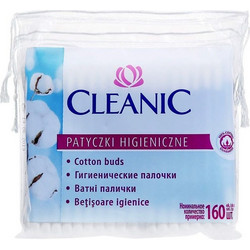 Cleanic Μπατονέτες Βαμβακερές 160τμχ