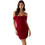 Guess Kenith Mini Φόρεμα για Γάμο / Βάπτιση Κόκκινο W6RK80WI342-G524