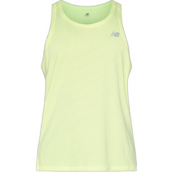 New Balance Run Singlet Ανδρικό Αθλητικό T-Shirt Lime MT41220-AFG