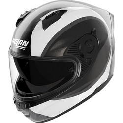Nolan N60-6 Bifase 350 Black White Grey Κράνος Μηχανής Full Face 1400gr