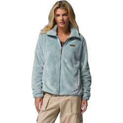 Columbia Fire Side II Γυναικεία Ζακέτα Fleece Κοντή με Φερμουάρ Γαλάζια 1819791-461