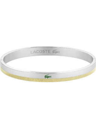 Lacoste Γυναικείο Βραχιόλι Βέργα από Ατσάλι Xρυσό & Ασημί 2040618
