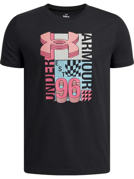 Under Armour Παιδικό T-Shirt Κοντομάνικο Μαύρο 6009271-001