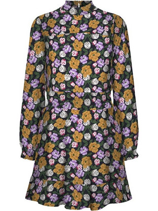 Only Mini Καθημερινό Φόρεμα Floral Μαύρο 15286702