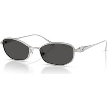 Swarovski SK7042 400187 Γυναικεία Γυαλιά Ηλίου Cat Eye Μεταλλικά Ασημί με Μαύρο Φακό